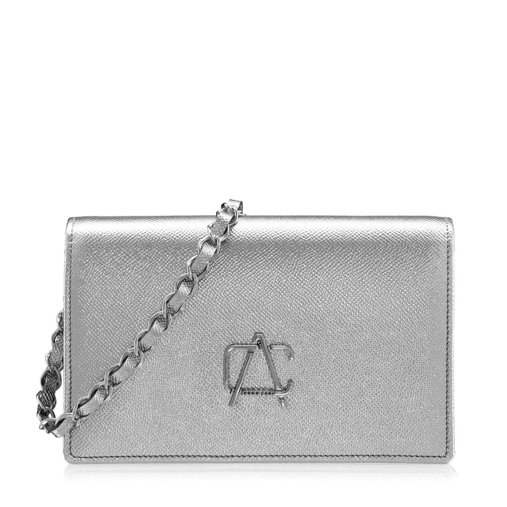 Geanta plic ARNA SAFFIANTO ARGENTO